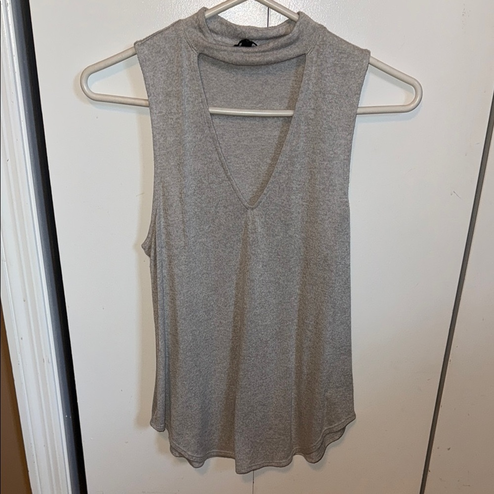 Express Gray Sleeveless Women's Top